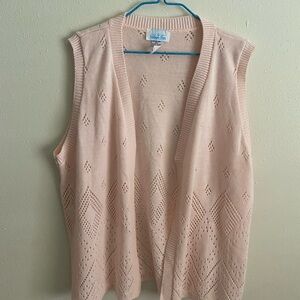Village Fair Sweater Vest Size L